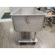 Stainless Steel Meat Storage Tub with Drain